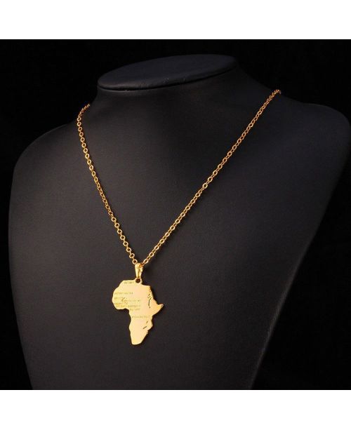 Zlatý bižu řetízek Afrika