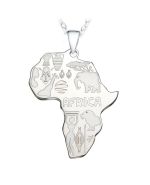 Ezüst bizsu lánc Afrika