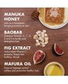 Shea Moisture Manuka-Honig und Mafura-Öl spenden intensive Feuchtigkeit, Feigenextrakt und Baobaböl-Conditioner