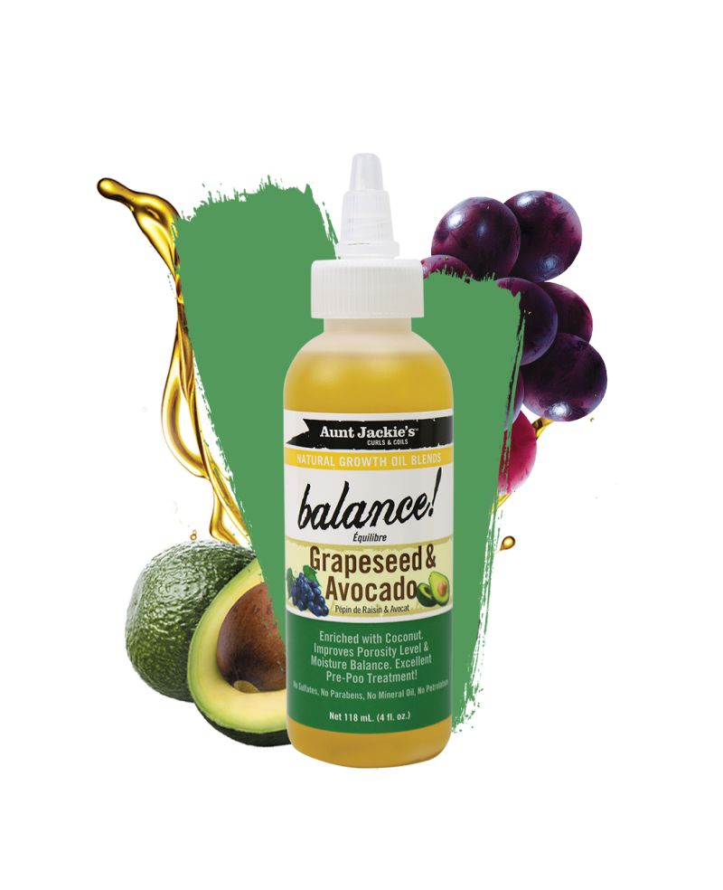 Aunt Jackie'sBalance! Grapeseed & Avocado Oil 118ml
