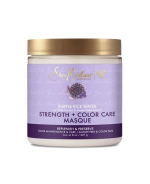 SheaMoisture Purple Rice Water Strength + színápoló maszk
