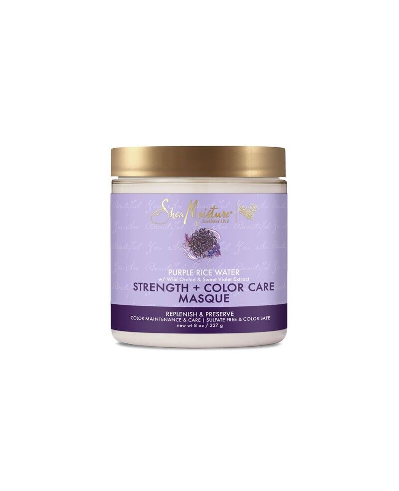 SheaMoisture Purple Rice Water Strength + color care masque