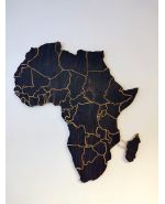Nástěnná dřevěná Afrika