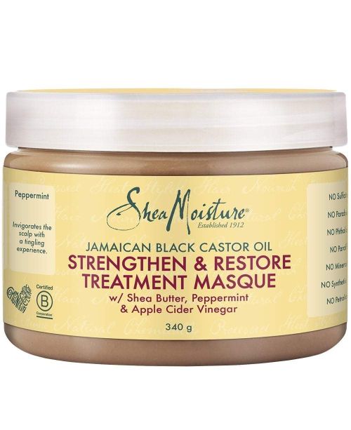 Shea Moisture Jamaican Black Castor Oil Strengthen & Restore Masque 340g