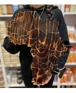 Wooden Africa on the wall
