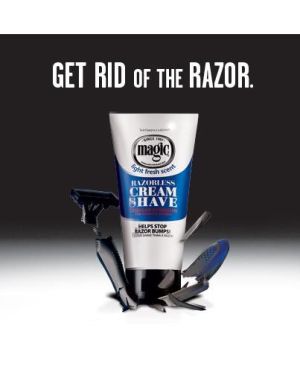 Magic Shave Razorless Cream Shave Regular 170g