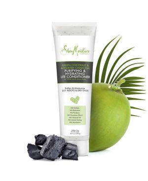 Shea Moisture Green Coconut & Charcoal Purifying Conditioner 292g
