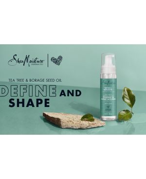 Shea Moisture Wig & Weave Tea tree & Borage oil Flyaway Wrap Mousse