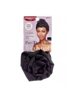 RED Top Knot Turban