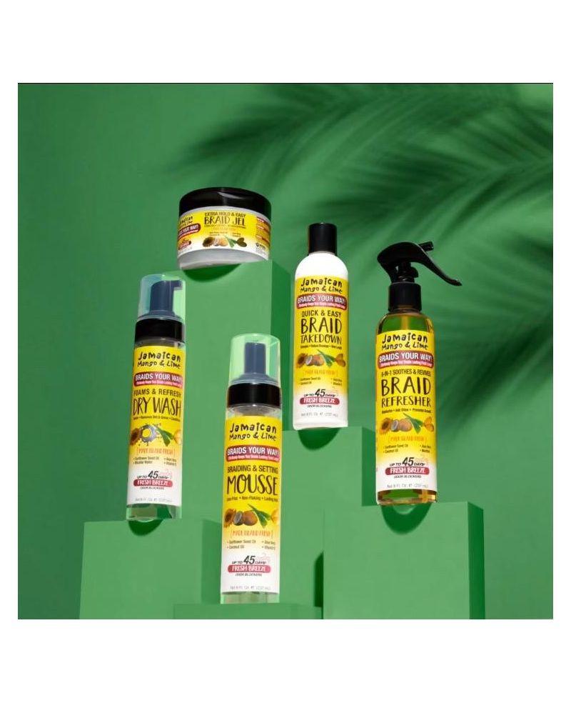 Jamaican Mango & Lime 6in1 Braid Refresher, 237 ml