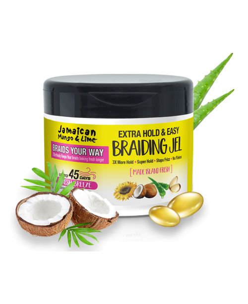 Jamaican Mango & Lime Extra Hold & Easy Braid Jel, 227g