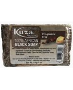 Kuza 100% African Black Soap Fragrance Free, 114g
