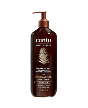 Cantu Skin Therapy Feuchtigkeitsspendende Kokosnussöl-Körperlotion, 473 ml