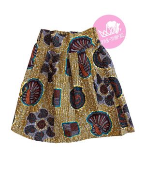 Krátká sukně z africké látky