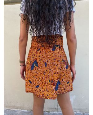 Krátká sukně z africké látky