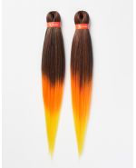 Háromszínű ombré, 100% kanekalon, szabás