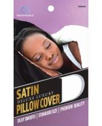Dream World Pillow Cover Satin Black