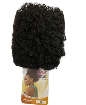 Natural Afro 10" Instant Pony
