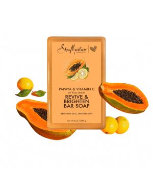 Shea Moisture Papaya & Vitamin C Revive & Brighten Bar Soap, 227 g