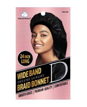 Dream World Wide Band Braid Bonnet - čepice na copánky