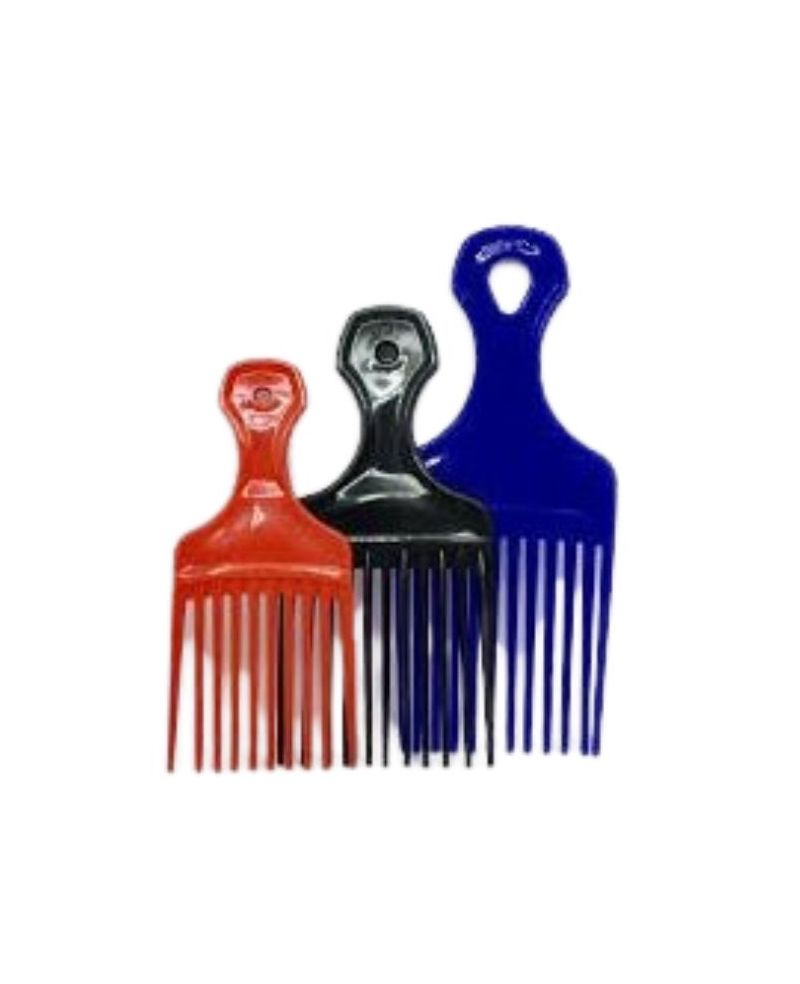 3pcs Plastic Afro Combs