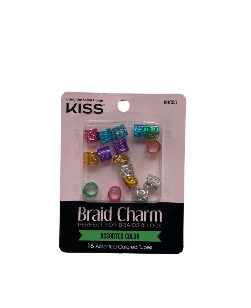 Kiss Braid Charm Assorted Color - Barevné ozdoby do vlasů