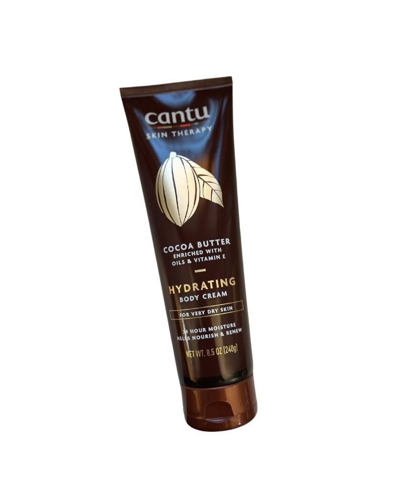Cantu Skin Therapy Feuchtigkeitsspendende Kakaobutter-Körpercreme, 240 g