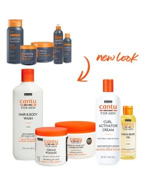 Cantu Men's Collection 3 in 1 Sahmpoo, Conditioner and Body wash