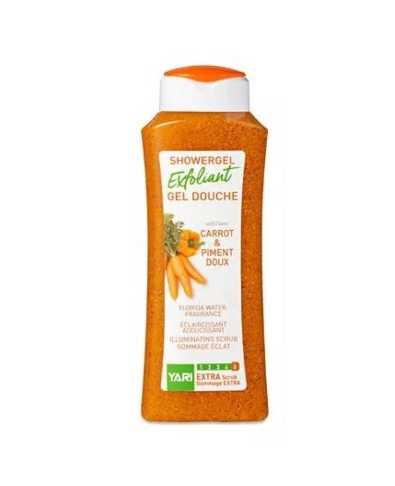 Yari Carrot & Piment Doux - Exfoliační sprchový gel 1000ml