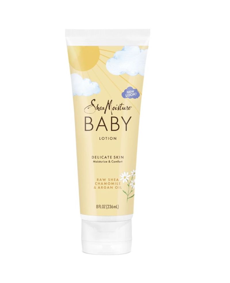 SheaMoisture Raw Shea Kamille & Arganöl Babylotion mit Weihrauch & Myrrhe