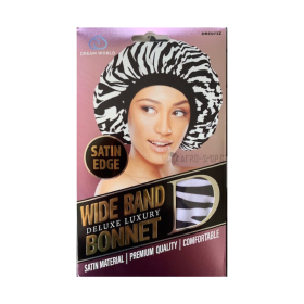 Dream World Wide Band Bonnet - Zebra Print