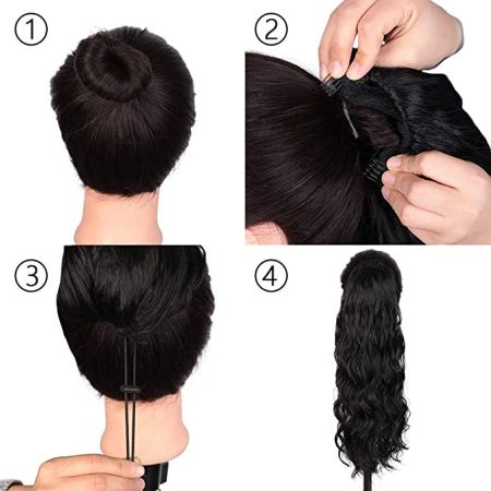 VANESSA - Body Wave bioprotein ponytail 70cm