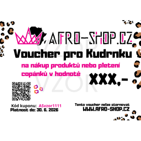 Voucher - dárkový poukaz Afro-shop.cz