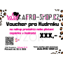 Voucher - dárkový poukaz Afro-shop.cz