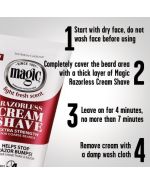 Magic Shave Borotvamentes Krém Borotválkozás Extra Erősség 170g