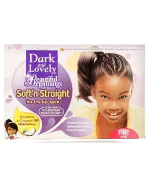 Beautiful Beginnings Soft and Straight Relaxer Kit  Fine