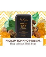 Shea Moisture Afrikanische schwarze Seife 230g