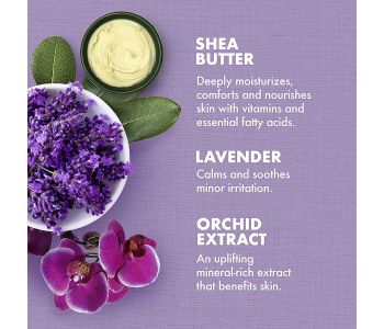 Produkty SheaMoisture Lavender, Wild orchid & Calendula
