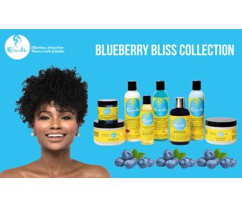 Curls Blueberry Bliss termékek a göndör haj növekedéséért